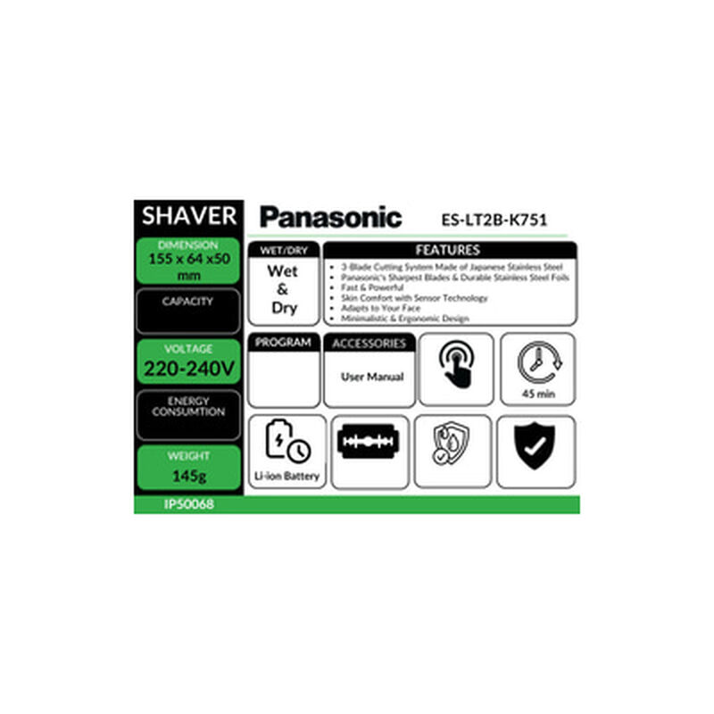 PANASONIC Shaver ES-LT2B-K751-image 4