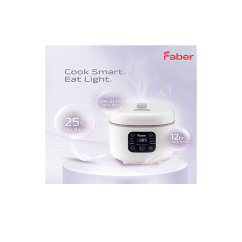 FABER Digital Rice Cooker 1.5l Low Sugar FBR-FRC K15-LS-image 8