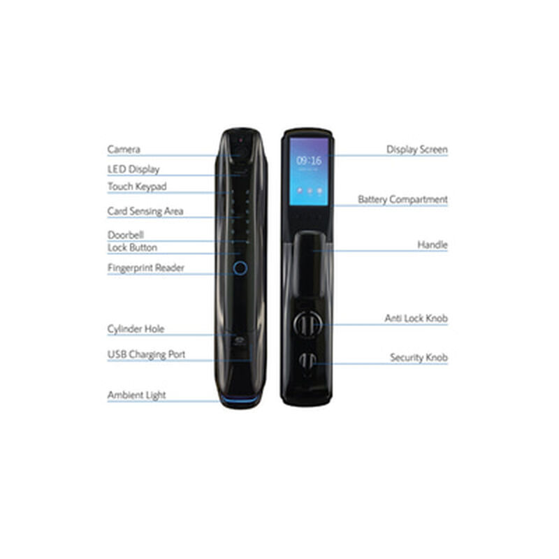 PRIMERO Smart Door Lock 3d Face Id P9-image 4