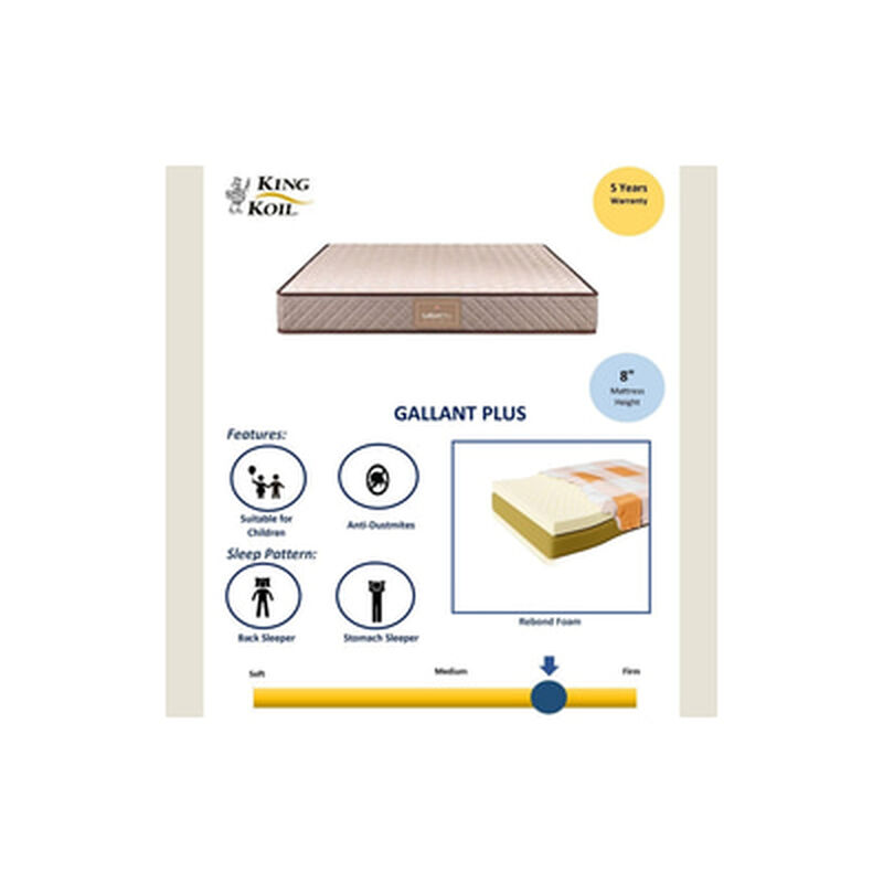 FIRST KNIGHT 8in Q Rebond Mat Rebond Foam GALLANT PLUS-image 4
