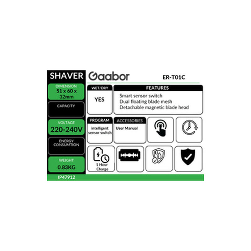 GAABOR Men Shaver Cream ER-T01C-image 6