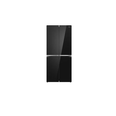 HISENSE 4 Door Fridge 530l (black Glass) RQ556N4ABU
