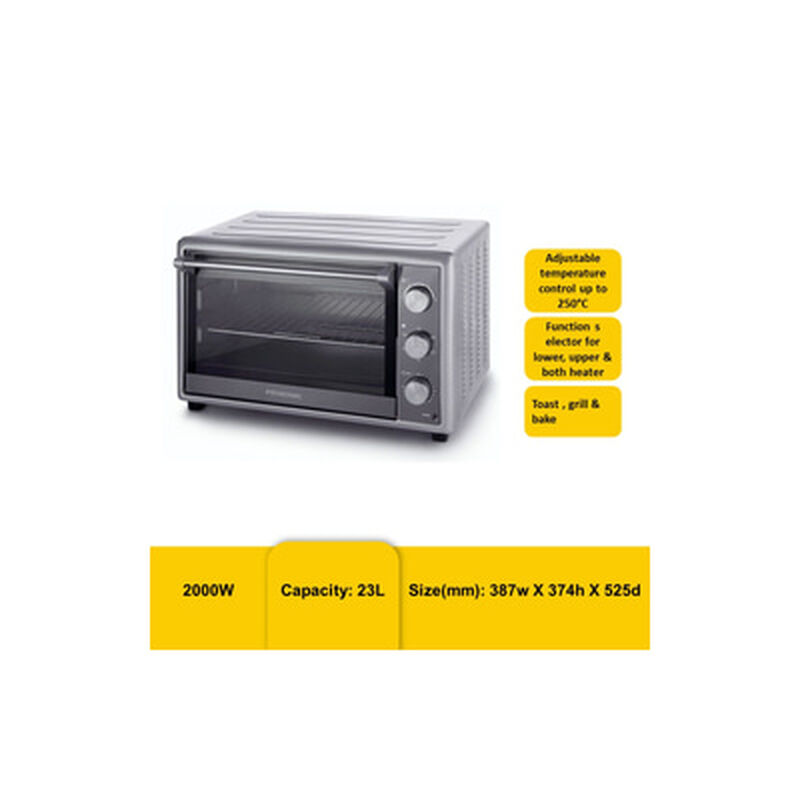 PENSONIC Electric Oven 23l PEO-2304B-image 3