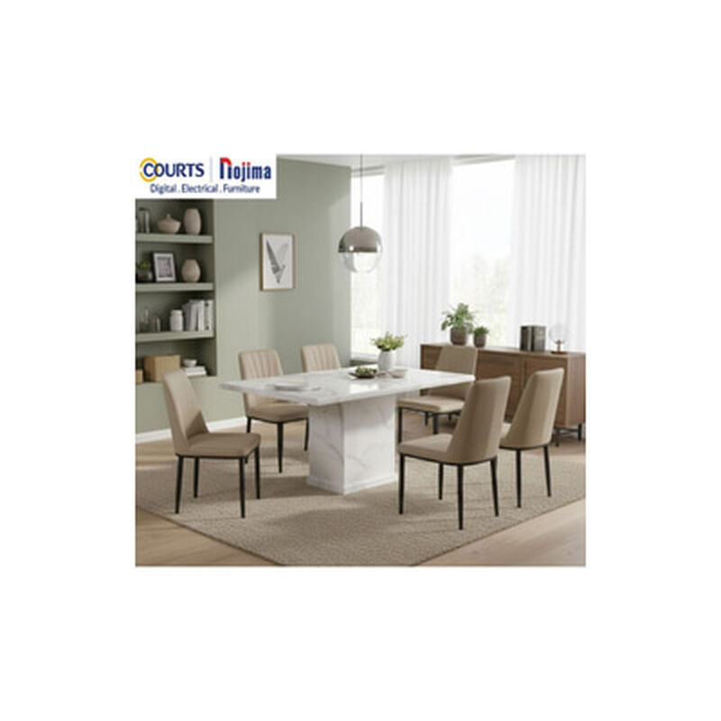ND Rec marble dining set-image 1
