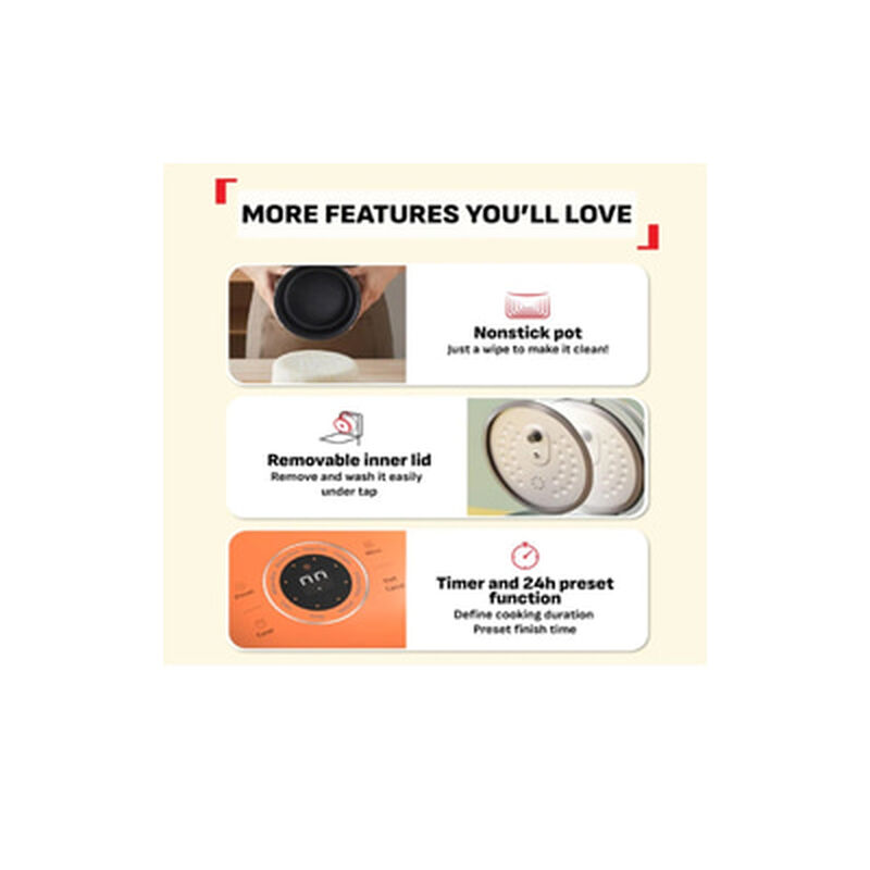 TEFAL Digital rice cooker 0.7l-image 7